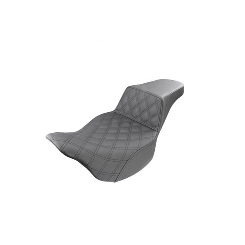 Saddlemen Step-Up Front Lattice Stitch Seat - Harley-Davidson FLHR/FLHT/FLHX/FLTR Touring (2008-2025)