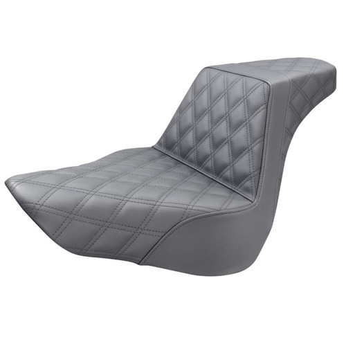 Saddlemen Step-Up Front & Rear Lattice Stitch Seat - Harley-Davidson Breakout FXBR/FXBRS (2018-2022)