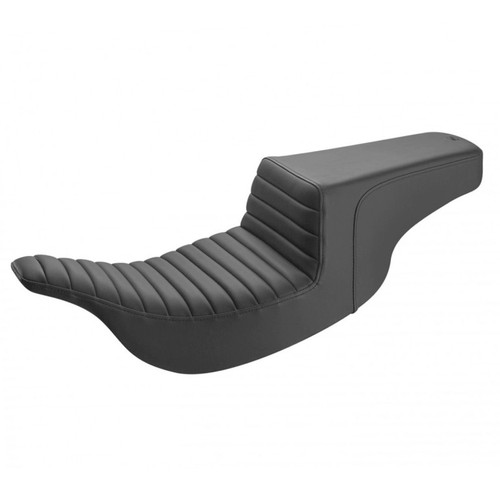 Saddlemen Step-Up Tuck & Roll Seat - Harley-Davidson FLHT/FLTR Touring (1997-2007)