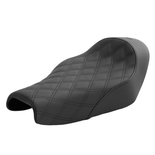 Saddlemen Renegade Lattice Stitch Solo Seat - Harley-Davidson Sportster 3.3 Gal Tank/Forty-Eight (2004-2022)