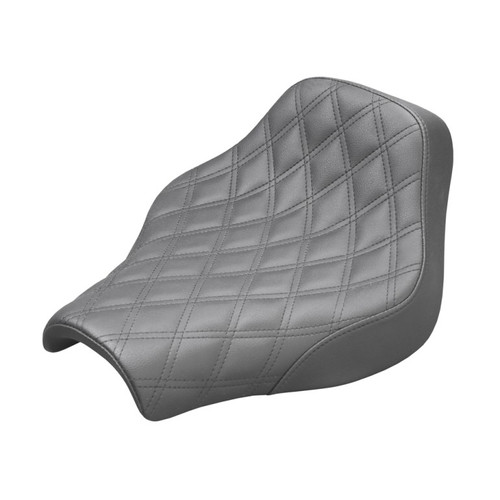 Saddlemen Renegade Lattice Stitch Solo Seat - Harley-Davidson Street Bob FXBB/FXBBS/Standard FXST (2018-2026)