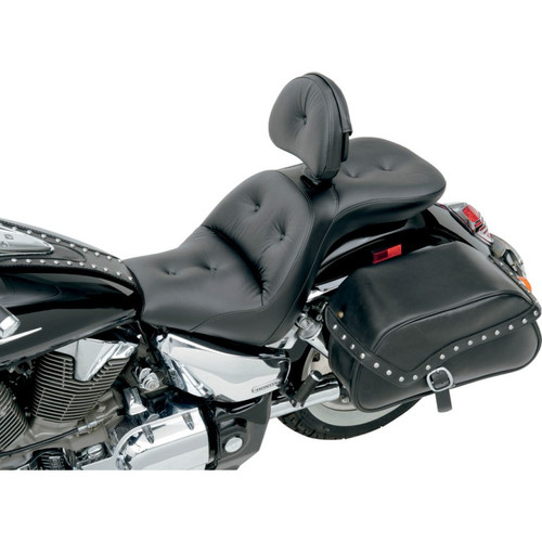 Saddlemen Explorer RS Seat with Driver's Backrest - Honda VTX1300 R/S/T (2003-2009)