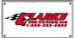 “CLARKE” Banner 24 X 48 Heavy duty weather resistant plastic with metal gromments #CB