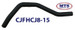 JEEP CJ8 1983-1986 15-GAL 0051 FILL HOSE