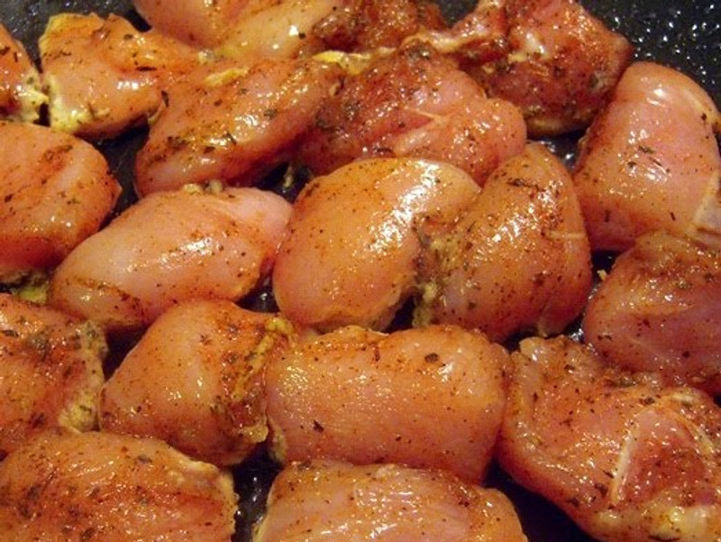 Marinated Chicken Boti (Breast) - 2 Lbs