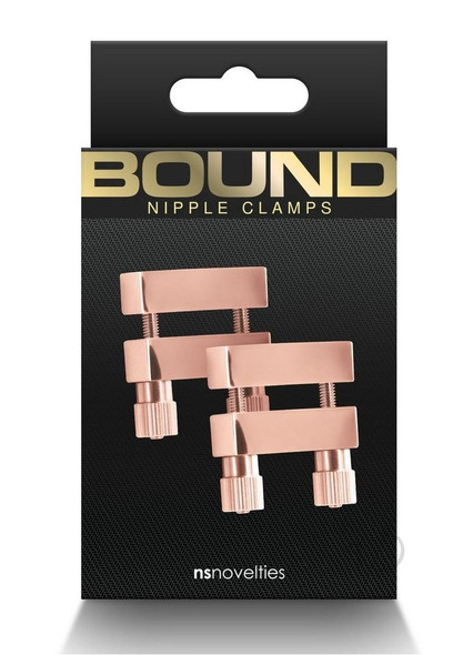 Bound Nipple Clamps V1 Rose Gold Bound Nipple Clamps V1 Rose Gold