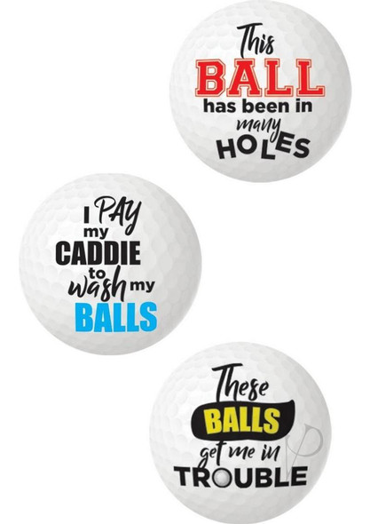 Balls Deep Slogans 3pk Balls Deep Slogans 3pk