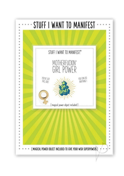 Manifest Greeting Card Girl Power