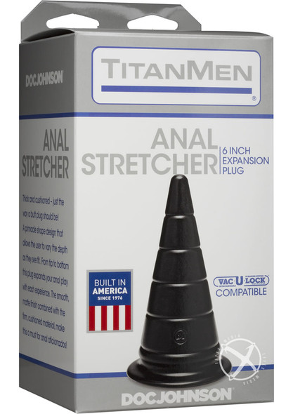 Titanmen Anal Stretcher 6 Black Titanmen Anal Stretcher 6 Black