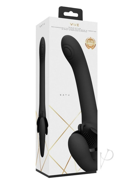 Vive Satu Strapless Strapon Black
