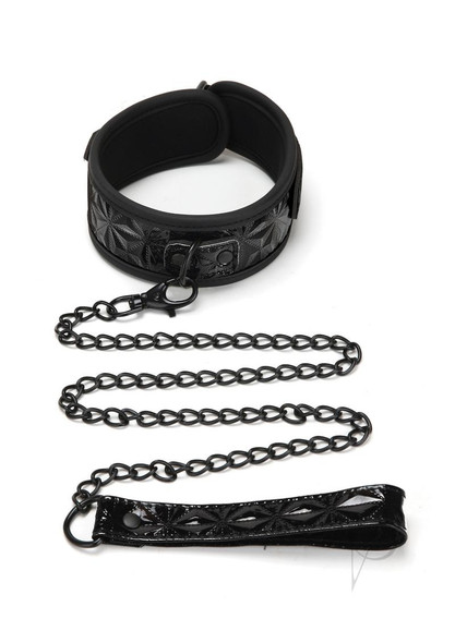 Whipsmart Diamond Collar And Leash Blk Whipsmart Diamond Collar And Leash Blk