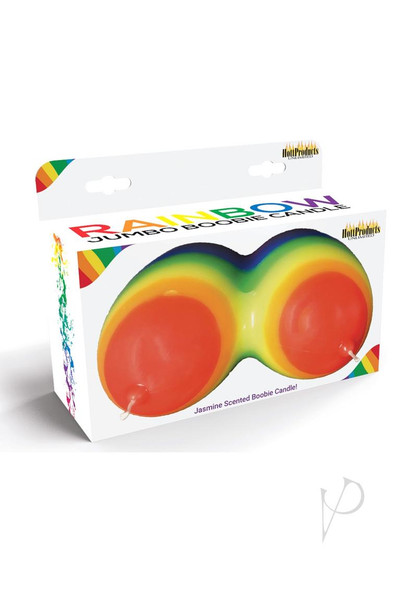 Jumbo Boobie Rainbow Candle Jumbo Boobie Rainbow Candle