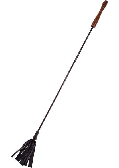 Rouge Wood Handle Riding Crop Black Rouge Wood Handle Riding Crop Black