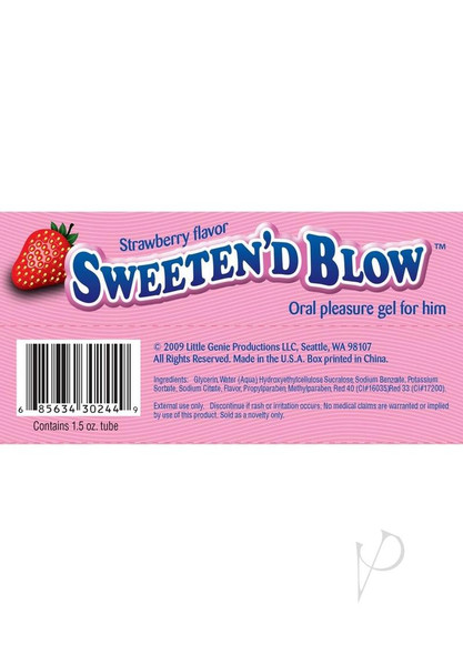 Sweeten D Blow - Strawberry Sweeten D Blow - Strawberry