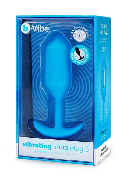 B-vibe Vibrate Snug Plug Lg Blue B-vibe Vibrate Snug Plug Lg Blue