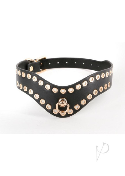 Fetish Fashion Kali Collar Blk/gld Fetish Fashion Kali Collar Blk/gld