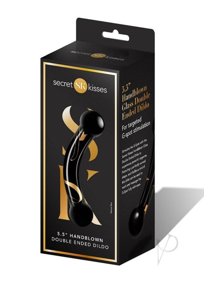 Sk Handblown Double End Dildo 5.5 Sk Handblown Double End Dildo 5.5