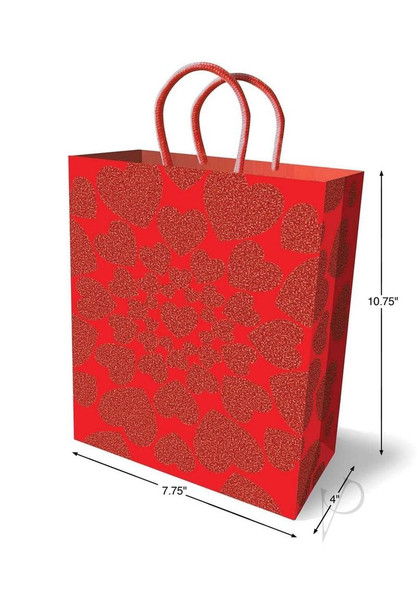 Glitter Hearts Gift Bag Glitter Hearts Gift Bag