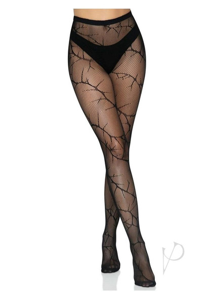 Cracked Fishnet Tights Os Black(sale) Cracked Fishnet Tights Os Black(sale)