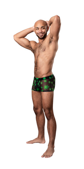 Hazy Dayz - Pouch Short - X-Large - Pot Leaf Hazy Dayz - Pouch Short - X-Large - Pot Leaf