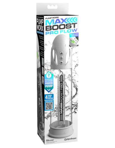 Max Boost Pro Flow - White/clear Max Boost Pro Flow - White/clear
