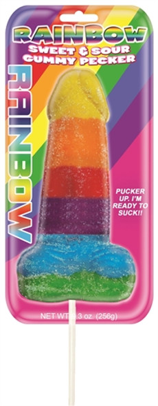 Rainbow Sweet & Sour Gummy Pecker Rainbow Sweet & Sour Gummy Pecker