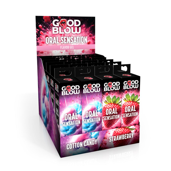 Oral Sensation Gel Pop Display Strawberry/cotton Candy - 24 Count Oral Sensation Gel Pop Display Strawberry/cotton Candy - 24 Count
