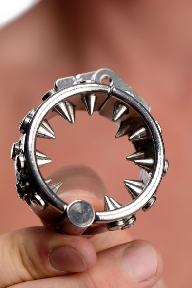 Impaler Locking Cbt Ring With Spikes Impaler Locking Cbt Ring With Spikes