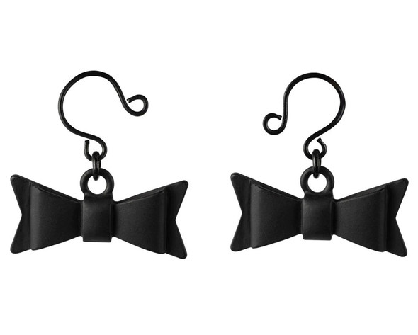 Bow Tie Nipple Jewelry - Black Bow Tie Nipple Jewelry - Black