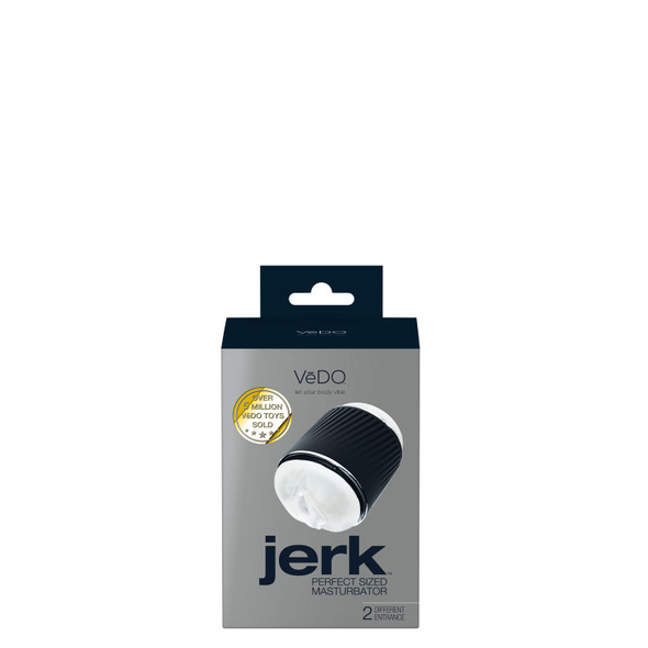 Jerk Perfect Sized Masturbator - Clear Jerk Perfect Sized Masturbator - Clear