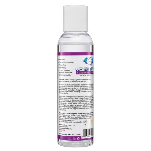 Cloud 9 Water Based Personal Lubricant 4 Oz Cloud 9 Water Based Personal Lubricant 4 Oz