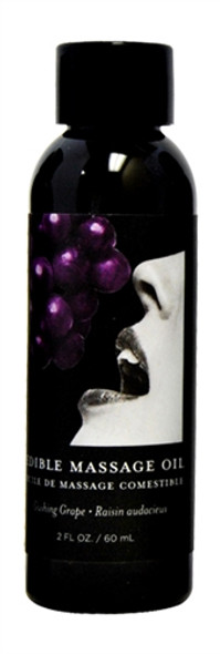Edible Massage Oil - Grape - 2 Fl. Oz. Edible Massage Oil - Grape - 2 Fl. Oz.