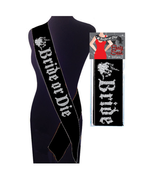 Bride or Die Sash - Black Bride or Die Sash - Black