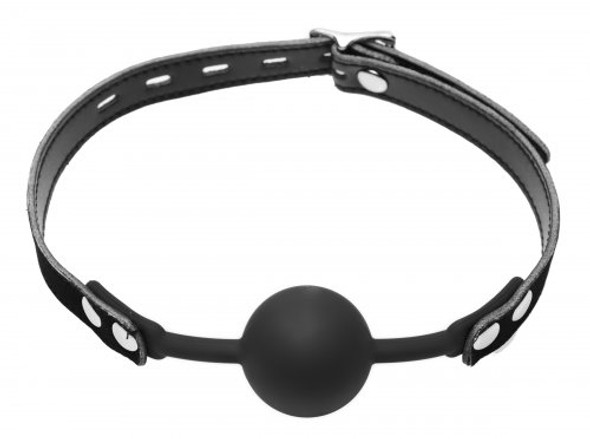 Premium Hush Ball Silicone Comfort Forming Locking Ball Gag Premium Hush Ball Silicone Comfort Forming Locking Ball Gag