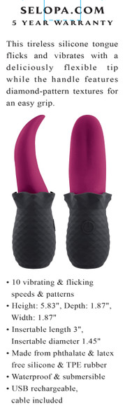Tongue Teaser - Pink/black Tongue Teaser - Pink/black