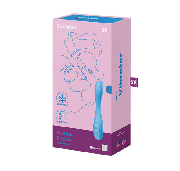Satisfyer G-Spot Flex 4 Connect App - Multi Vibrator - Blue Satisfyer G-Spot Flex 4 Connect App - Multi Vibrator - Blue