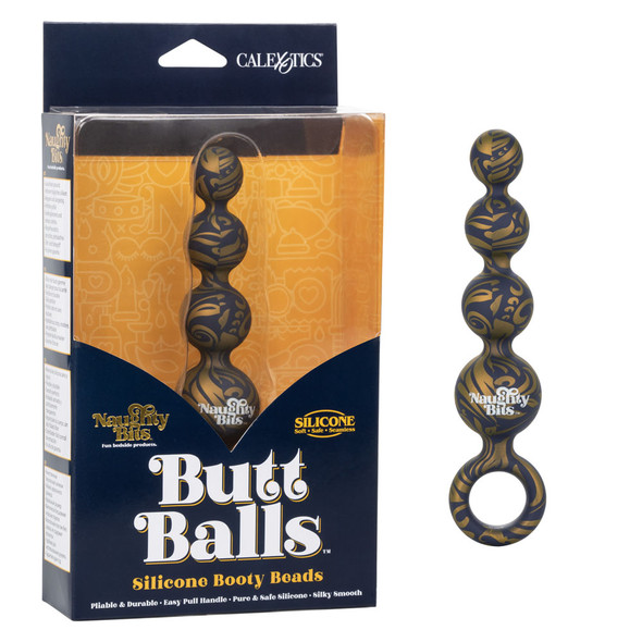 Naughty Bits Butt Balls Silicone Booty Beads Naughty Bits Butt Balls Silicone Booty Beads