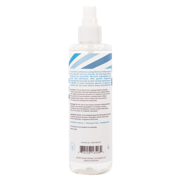 Before and After Spray Toy Cleaner 8 Oz Before and After Spray Toy Cleaner 8 Oz