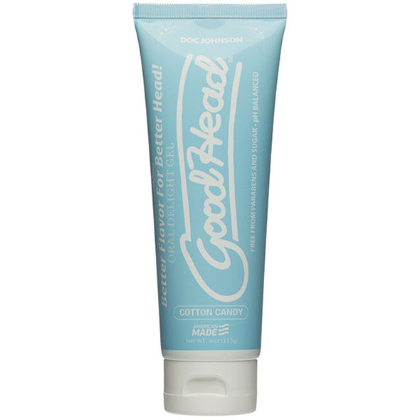 Goodhead - Oral Delight Gel - 4 Oz Tube - Cotton Candy Goodhead - Oral Delight Gel - 4 Oz Tube - Cotton Candy