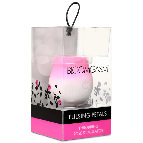 Pulsing Petals Throbbing Rose Stimulator - Pink Pulsing Petals Throbbing Rose Stimulator - Pink