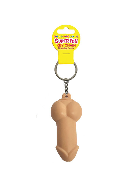 Super Fun Key Chain, Squishy Penis - Sold in 6pk Super Fun Key Chain, Squishy Penis - Sold in 6pk