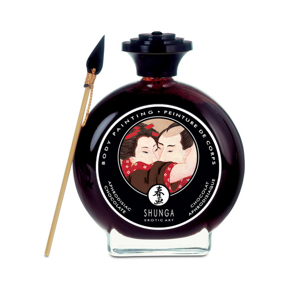 Edible Body Paint - Aphrodisiac Chocolate - 3.5 Fl. Oz. / 100 ml Edible Body Paint - Aphrodisiac Chocolate - 3.5 Fl. Oz. / 100 ml