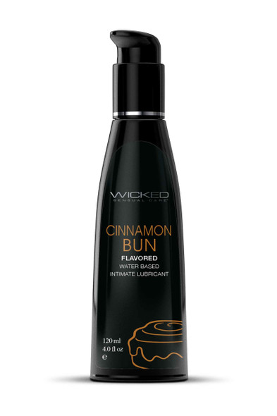 Aqua Cinnamon Bun Flavored Water Based Intimate Lubricant - 4 Fl. Oz. Aqua Cinnamon Bun Flavored Water Based Intimate Lubricant - 4 Fl. Oz.