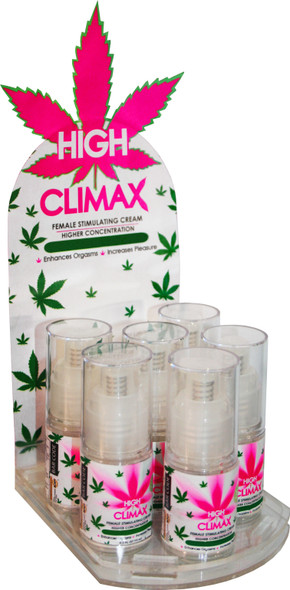High Climax Female Stimulating Cream - 0.5 Fl. Oz. / 15 ml - 6 Count Display High Climax Female Stimulating Cream - 0.5 Fl. Oz. / 15 ml - 6 Count Display