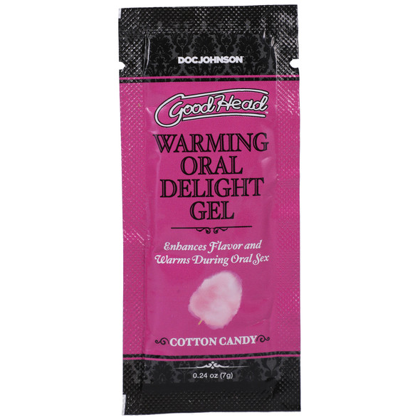 Goodhead - Warming Oral Delight Gel - Cotton Candy - 0.24 Oz Goodhead - Warming Oral Delight Gel - Cotton Candy - 0.24 Oz