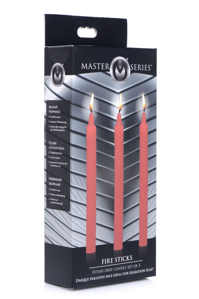 Fetish Drip Candles 3pk - Red Fetish Drip Candles 3pk - Red
