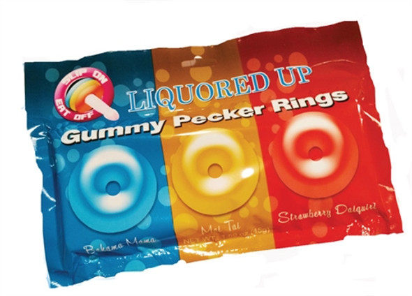 Liquored Up Gummy Pecker Rings Liquored Up Gummy Pecker Rings