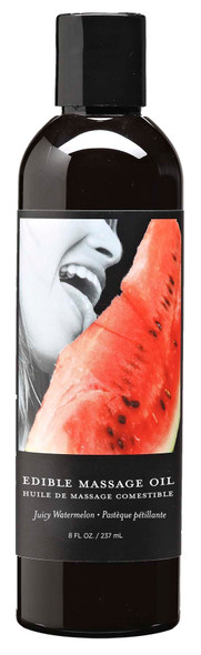 Edible Massage Oil - Watermelon - 8 Fl. Oz. Edible Massage Oil - Watermelon - 8 Fl. Oz.