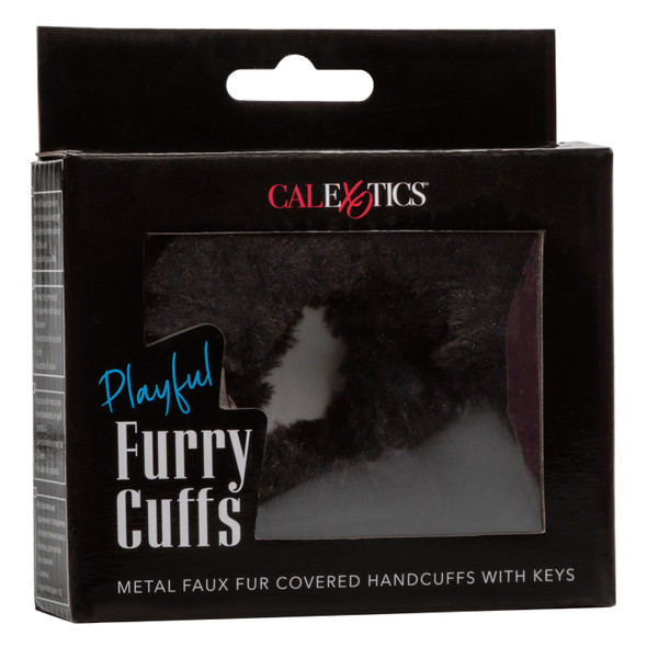 Playful Furry Cuffs - Black Playful Furry Cuffs - Black