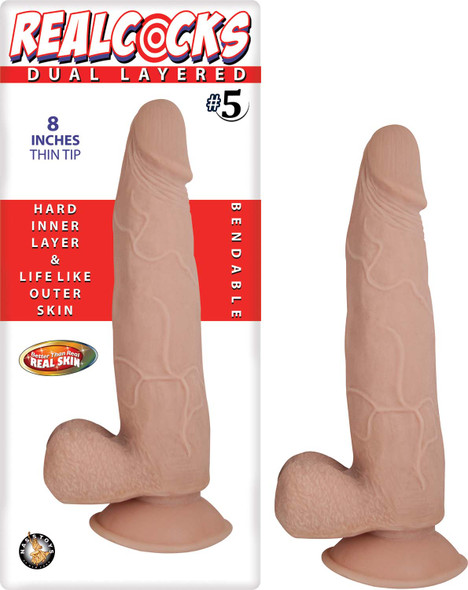 Realcocks Dual Layered #5 - Flesh Realcocks Dual Layered #5 - Flesh